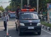Konvoi Relawan Damkar, Rescue dan TSAK Palangka Raya 2026 Gencarkan Sosialisasi Antisipasi Kebakaran