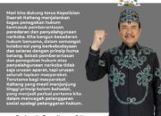 ‎Sampaikan Belasungkawa Mendalam, Teras Narang Ajak Masyarakat Dukung APH Berantas Optimal Narkoba