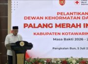 JABATAN DI PMI BUKANLAH TEMPAT UNTUK MENCARI NAMA, MELAINKAN LADANG UNTUK MENABUR MANFAAT BAGI SESAMA