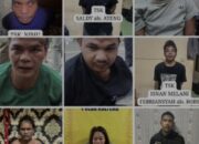 9 Tersangka Narkoba dan Penyerang Polisi di Katingan Dibekuk dan Peran Masing- masing Pelaku