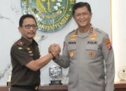 Kapolda Kalteng Silaturahmi ke Kejati, Perkuat Sinergi Jaga Kamtibmas Bumi Tambun Bungai