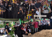 Kapolres Pimpin Pemakaman Anumerta Bripda Novandri Ramadhan dan Aiptu Yudhi Perdana Putra