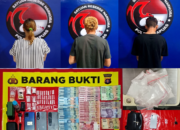 Asyik Membungkus Sabu, 3 Budak Sabu Ditangkap Polres Kapuas