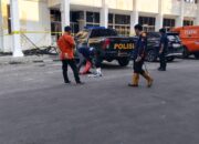 Labfor Polda Kalsel Selidiki Penyebab Kebakaran Gedung Biro Kesra Kalteng. Diduga Asal Api Dari Bagian Dapur