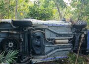 LAKALANTAS KM 18 TJILIK RIWUT-3 Tewas, Toyota Avanza Tabrak Yamaha Fazzio,