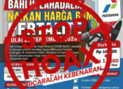 Informasi Pertalite Naik Jadi Rp13.500 Hoaks