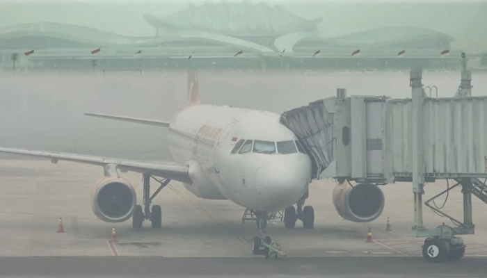 Bandara Tjilik Riwut Dikepung Asap Tebal, 34 Penerbangan Batal