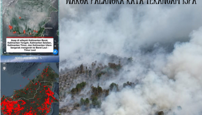 UDARA PALANGKA RAYA BERBAHAYA, WARGA PALANGKA RAYA TERANCAM ISPA-Partikulat halus atau PM2.5 pada Jumat (18/9/2026) pukul 11.00 WIB tercatat capai 814,2 mikrogram per meter kubik (µg/m³)