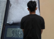 Bawa Sabu 99,68 Gram, Tamu Hotel Jalan Kenaga Diamankan Polisi 