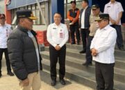 Bupati Wiyatno Sambut Kunjungan Gubernur di Posko Induk Karhutla