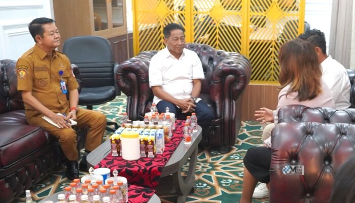 Tingkatkan Keterbukaan, Bupati Heriyus Terima Kunjungan KI Kalteng