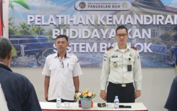 Bapas Pangkalan Bun Gelar Pelatihan Budidaya Ikan Sistem Bioflok