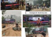 Kemarau Panjang, CAA Group Salurkan 116 Ribu Liter Air Bersih ke Empat Desa di Bartim