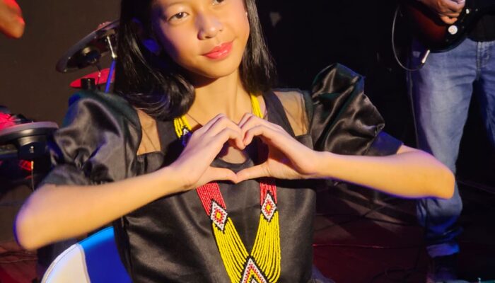 Artis Cilik Sydney Kaila Imbau Masyarakat Kalteng Pakai Masker N95