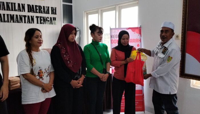Peringati HUT Ke-22 Dengan Donor Darah, DPD RI Habib Tebar Kepedulian di Palangka Raya