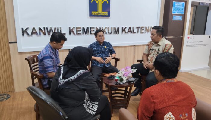 Kanwil Kemenkum Kalteng-DPRD Gunung Mas-Sinergikan Pembentukan Raperda Hukum Adat dan Kekayaan Intelektual