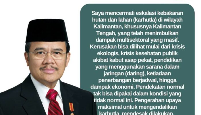 Fakta Menunjukkan Prasyarat Materiil dan Terpenuhi, Teras Desak Presiden Tetapkan Karhutla Bencana Nasional